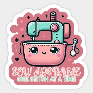 Sew adorable Sticker